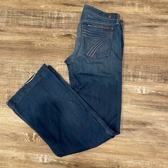 7 For All Mankind Denim - 7 for all man kind flare jeans, 34” inseam